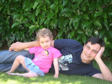 Clémence et son papa